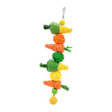 Maxbell Bird Chewing Toy Hanging Swing Training Parrot Toys for Finches Cockatoos C