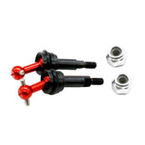 Max 2pcs Metal Drive Joint Shaft for 1/28 WLtoys K969 K989 P929 RC Car Red