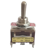 Maxbell Toggle Switch, SPDT On/Off/On 3 Position 3 Pins Momentary, AC 250V 15A