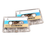 Maxbell 2Pcs Blank Cassette Tapes Audio Tape for Mother's Day Birthday Party Holiday 60 Minutes