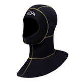 Maxbell Diving Wetsuit Hood Adults Surfing Thermal Hat Dive Gear Yellow Seam S