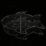 Maxbell 14 Hole Acrylic Lollipop Display Stand Holder for Weddings Party Transparent