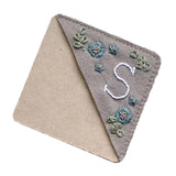 Maxbell Handmade Corner Bookmark Corner Book Marks Page Clip for Kids Men Gifts Letter S