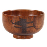 Max Wooden Salad Bowl/Rice Miso Soup Bowl/Rice Bowl/Decorative Bowl cattle