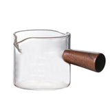 Maxbell Glass Measuring Cup Double Spouts Temperature Resistant for Wine Bar Liquid