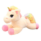 Maxbell Cute Rainbow Unicorn Plush Soft Toys for Kids Girl Birthday Gifts Pink