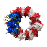 Maxbell 4TH of July Wreath Patriotic Independence Day Wreath for Window Outside