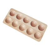 Maxbell Multi Grid Egg Holder Portable Double Row for Fridge Refrigerator Household 10 Slot
