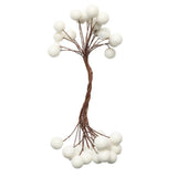 Max 200Pcs Artificial Foam Berry Flower Wedding Bouquet DIY Craft Decor White