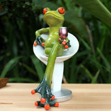 Max Fantasy Resin Frog Decoration Craft Table Desk Ornaments Collectable Gift 01