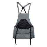 Maxbell Gardening Apron Quick Release Pocket Planting Garden Apron Work Picked Apron Gray