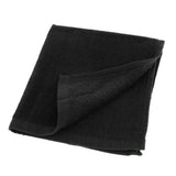 Maxbell Foldable Sports Hiking Golf Towel Cotton Comfortable Sport Hand Towel Black