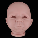 Max 18inch Reborn Head Sculpt Newborn Awake Baby Doll Head Mold Unpainted DIY