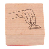 Maxbell 1 Piece Multi Shapes Wooden Painting Stamper 03