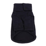 Maxbell Pet Clothes Warm Autumn Winter Dog Cotton Bottoming Shirt S Purplish blue