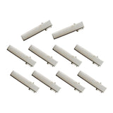 Maxbell 10Piece Alligator Hair Clip Flat Single Prong Hair Clip DIY Headdress 3.5cm