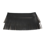 Maxbell Tassel Saddle Bags Fringe Waterproof for Harley Roadmaster  black