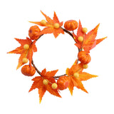 Maxbell Halloween Candle Ring Wreaths Bendable Usage tree Door Fireplace