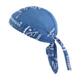 Maxbell Adjustable Beanie Caps Headcloth Sweat Wicking for Training Men blue