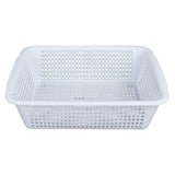 Max Household Storage Basket Rectangle Food Fruit Stainer Draining Bowl Colander L