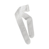Maxbell Girls Lolita Leggings Outfits Soft Girls Lolita Tights for Spring Clubs M White Bow