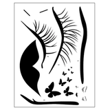 Max kitchen bedroom Wall Stickers Art Room Removable Decals  eyelash