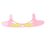 Maxbell V Face Chin Cheek Lift Up Slim Belt Mask Ultra-Thin Band Strap Pink Yellow