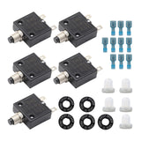 Maxbell Thermal Circuit Breaker Push Button Compact for Car Automotive Trolling