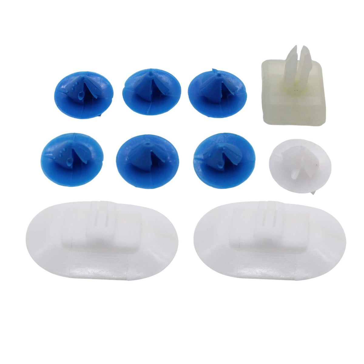 Maxbell 10 Pieces Vehicle Side Skirt Fixing Clips 1610186180 for Citroen DS3