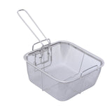 Maxbell Stainless Steel Fryer Basket French Fries Holder Square 24cmx24cm