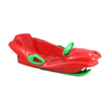 Maxbell Steerable Snow Sled Snow Tubes Sledding Heightened Back for Adults Kids Red