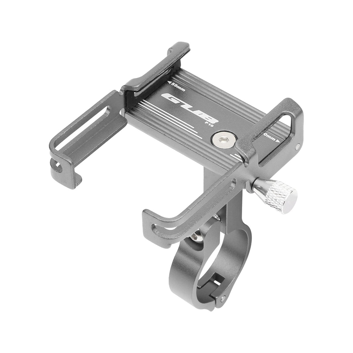 Maxbell Bicycle Phone Holder Mount Clamp Support MTB GPS Stand Mount  Silver