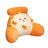 Maxbell Cute Pillow Plush Cute Cartoon Soft Sofa Bed Cushion Home Decoration L Toast