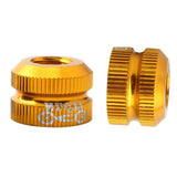 Maxbell Bike Vacuum Tire Law Mouth Nut Bicycle Tire Inner Tube Valve Caps Yellow