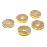 Max 5 Spool Fishing Rod Guide Ring Wrapping Line Tying Thread Fix Line Yellow