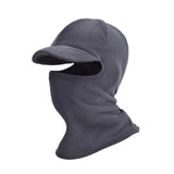 Maxbell Thermal Cycling Neck Warmer Headgear Balaclava Mask for Hiking Skiing Gray