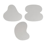 Maxbell 3Pcs Irregular Acrylic Coasters Ornaments Clear Desktop