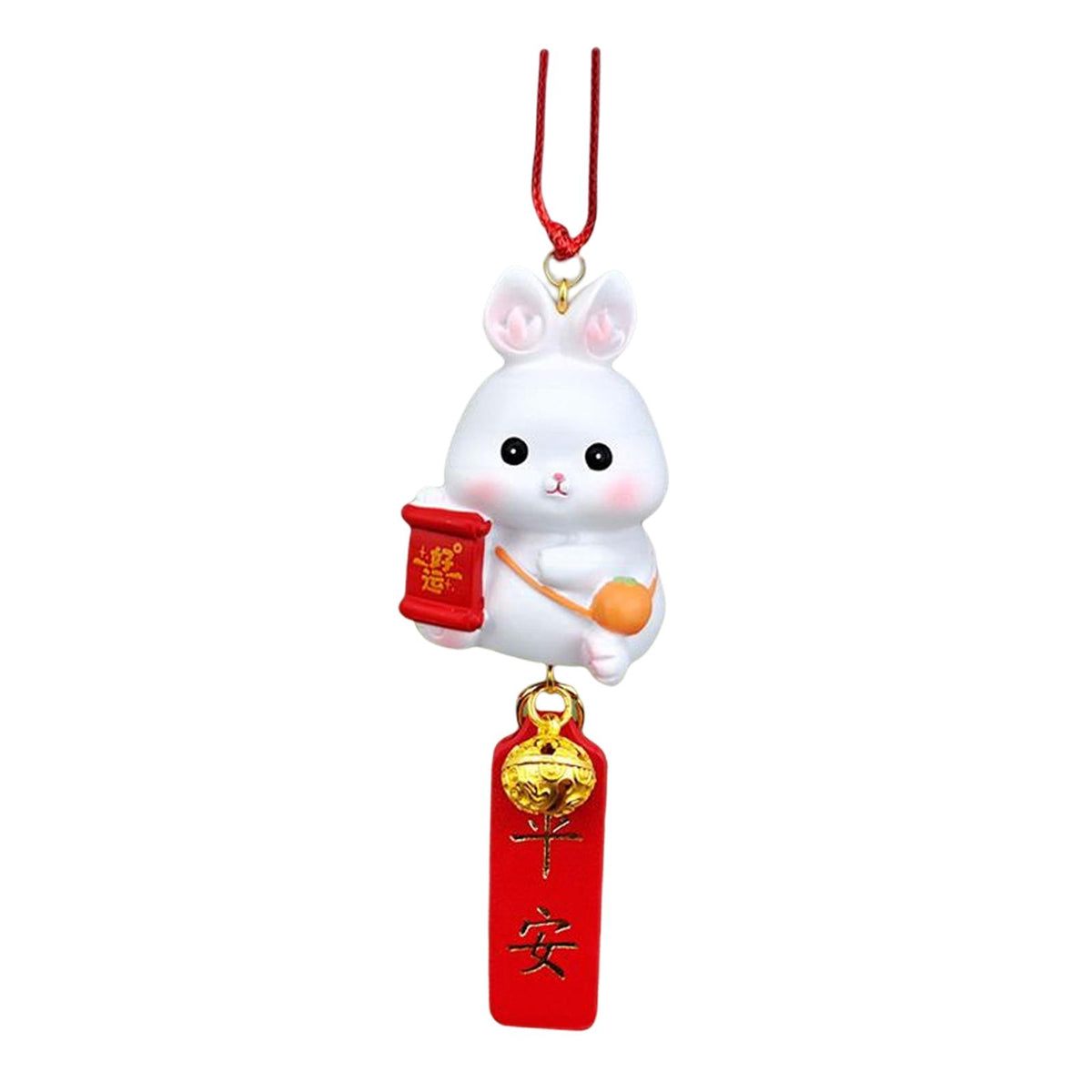 Maxbell car Rabbit Pendant Charms Ornament Resin for Doors Cafes Windows Style B