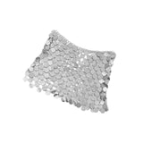 Maxbell Sequin Skirt Body Accessories Fashion for Nightclub Party Summer Argent