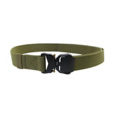 Maxbell Nylon Belt Durable Casual Belt with Quick Release Buckle Waistband Men Belts Green