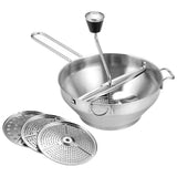 Maxbell Rotary Food Mill for Mashing, Straining & Grating Soups, Sauces, and Foods