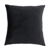 Max Decorative Throw Pillow Cover Velvet Cushion Cover Pillowcase Black 50 x 50cm