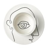 Maxbell Creative Coffee Mug Drinking Cup Drinkware for Cold Drinks Gifts for Friends Eye Black