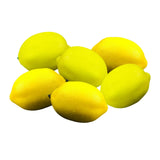 Maxbell 6x Artificial Lemons Vivid Durable Foam for Farmhouse Christmas Wedding Yellow