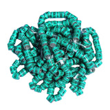 Maxbell 50x 2023 Pigeon Leg Rings Bird Foot Bands for Bantam Finch Canary Green