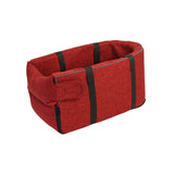 Maxbell Dog Puppy Car Pets Seat Wear Resistant Center Console Mount Portable Red