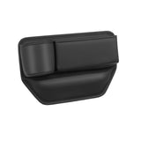 Maxbell Car Seat Gap Filler Seat Gap Pocket with Cup Holder Center Console Organizer Main Seat Black