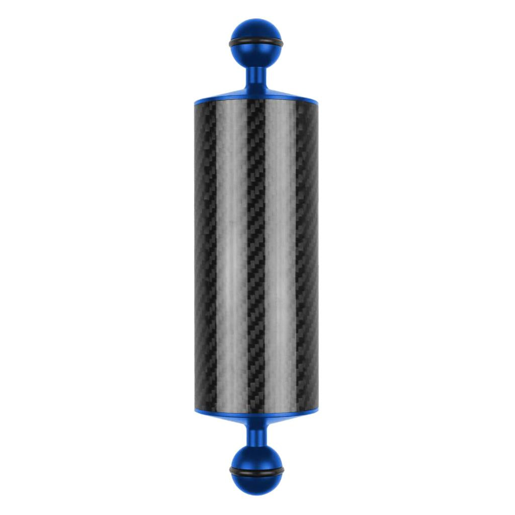 Max Underwater Diving Carbon Fiber Float Arm Ball Buoyancy Extend Bracket Blue