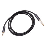 Maxbell Audio Converter 3.55 to 6.35mm 1/8 inch to 1/4 inch for Earphone Mixer Table 2M