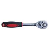 Maxbell Two-way Quick Release Ratchet Socket Wrench 253mm 24 tooth Red-Black Handle